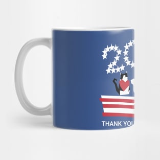 Patriotic 2020 Pets Thank you Medical Team! Mug